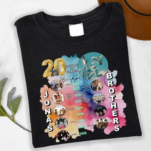 Jonas Brothers 20th Anniversary Tour T-Shirt, Joe Jonas T-Shirt - Picture 1 of 1
